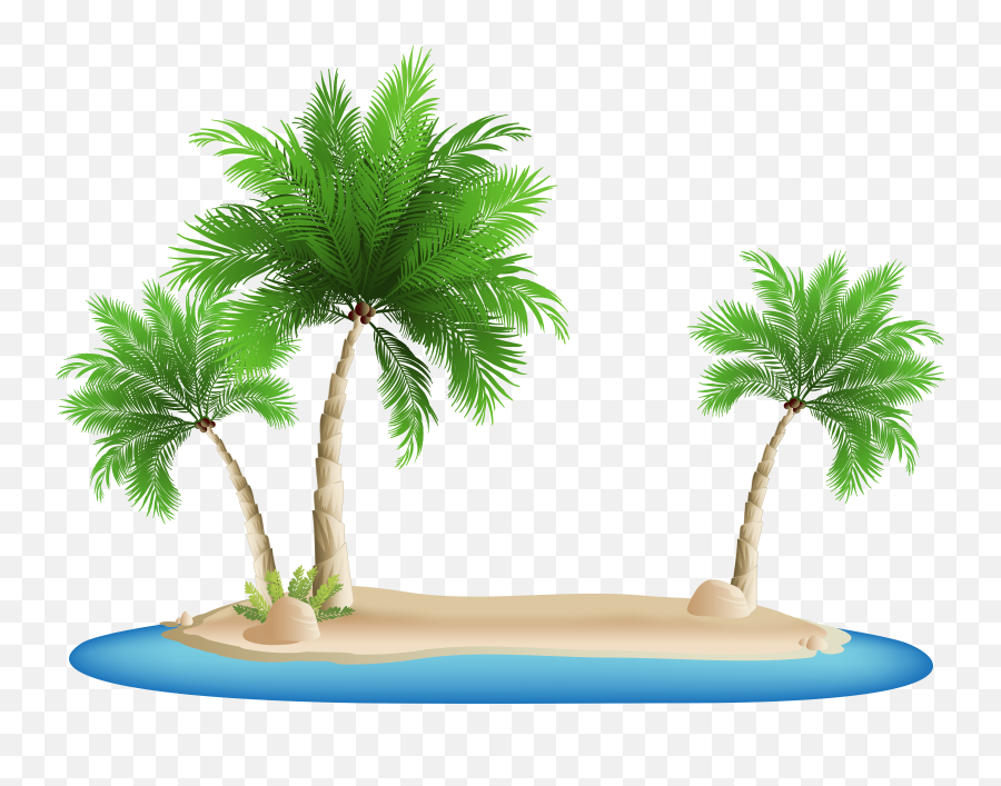 Island Clipart Transparent Background Png Group Of Trees