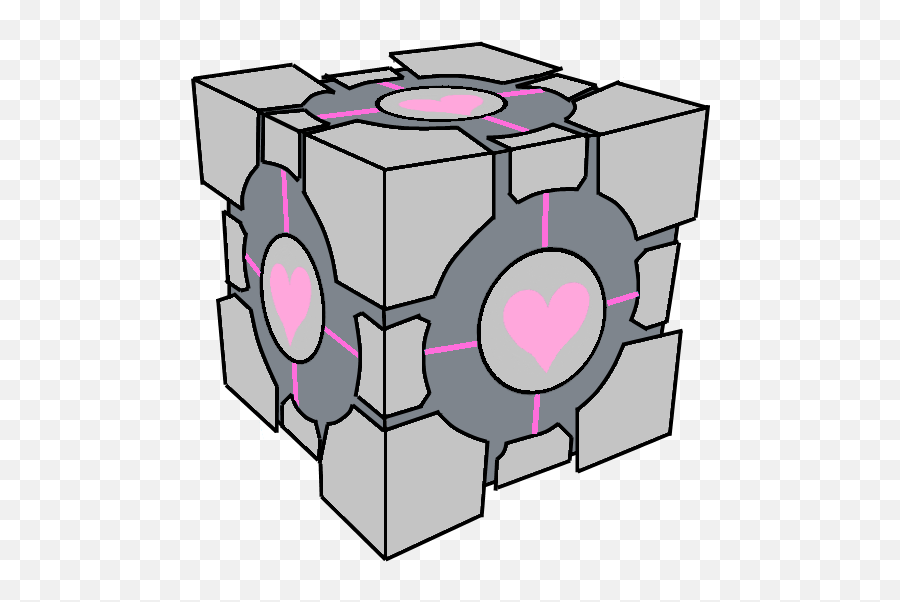 Companion Cube Aperture Science Portal - Portal Companion Companion Cube Png,Portal Transparent Background