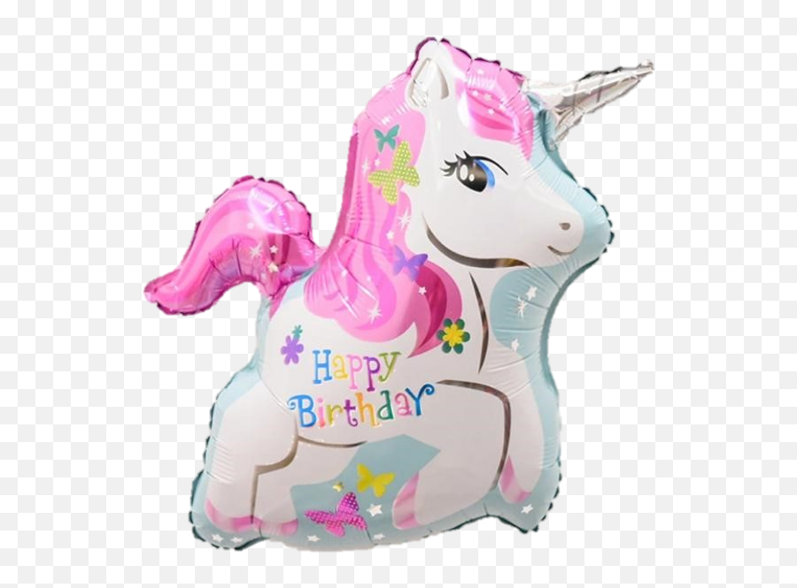 Giant Unicorn Birthday Balloon B42 - Animal Figure Png,Birthday Balloon Png