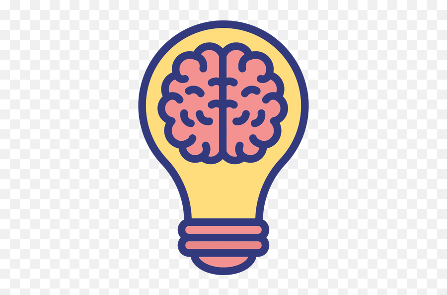 Creative Brain Icon Of Colored Outline Style - Available In Brain Care Icon Png,Creative Png