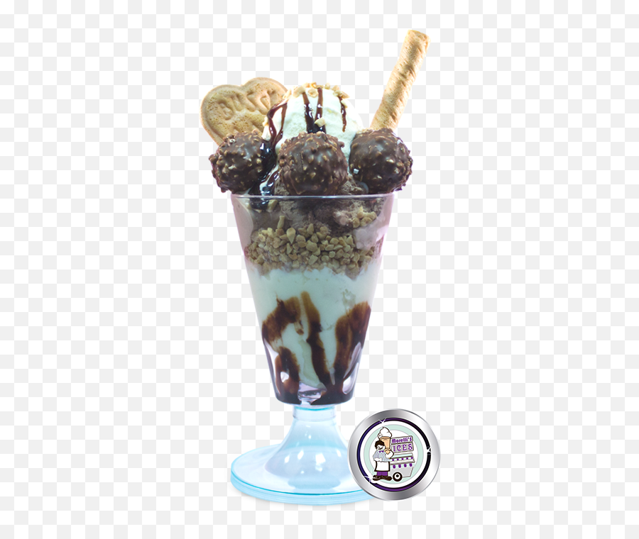 Ferrero Rocher Ice Cream Sundae Png - Ferrero Rocher Milkshake Png,Ice Cream Sundae Png