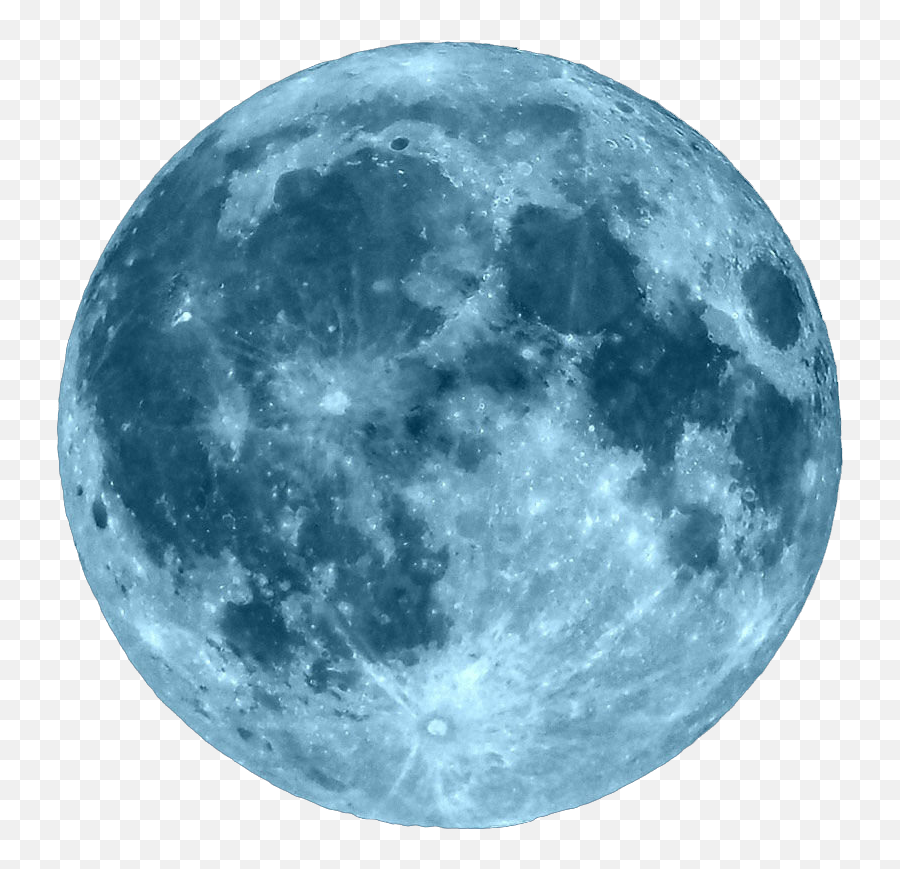Full Blue Moon Png - Full Moon Green Screen,Moon Png Transparent