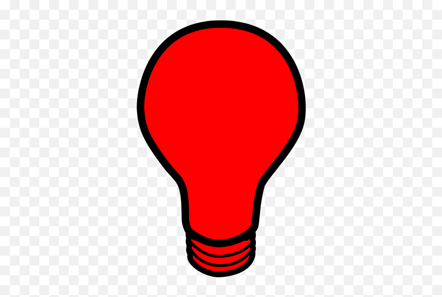 Red Light Bulb Svg Vector Clip Art - Svg Clipart Hot Air Balloon Png,Light Bulb Clip Art Png
