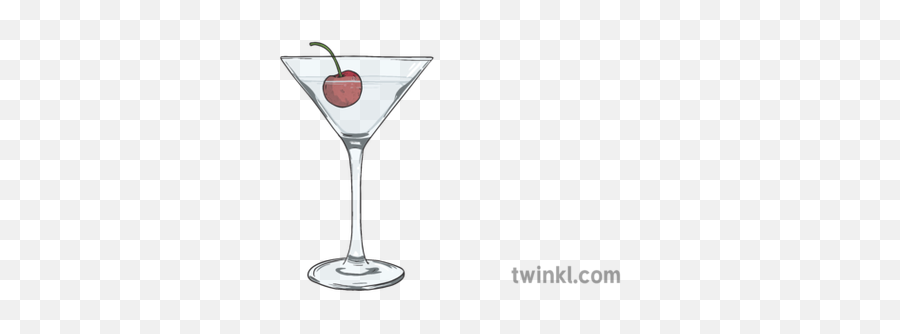 Martini Glass Illustration - Twinkl Martini Glass Png,Martini Glass Png