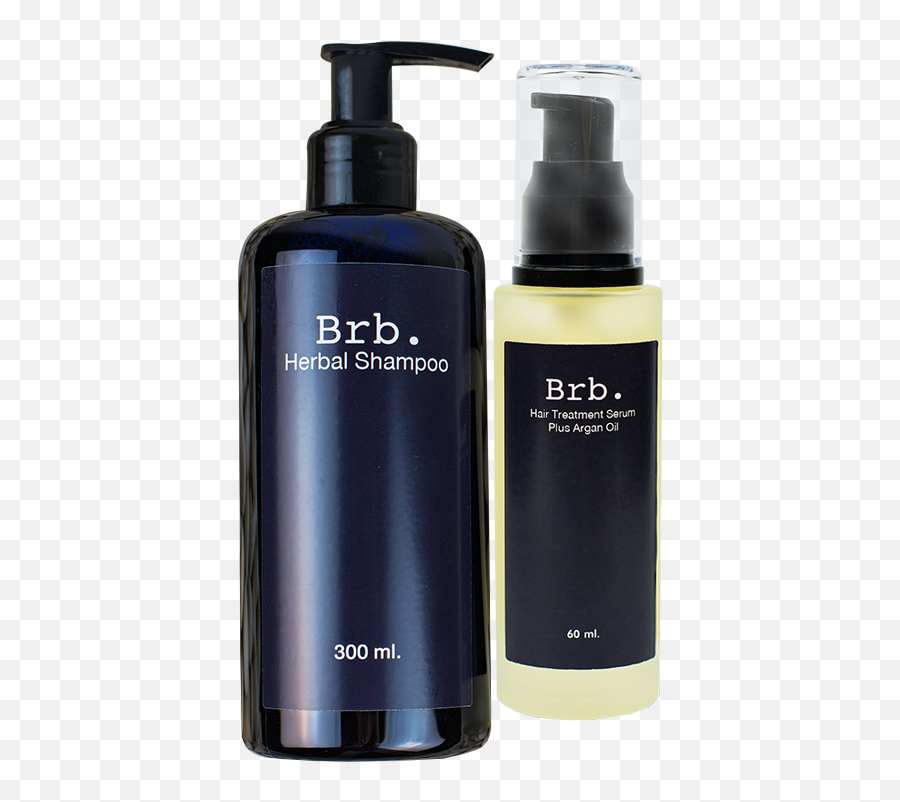Brb Set - Herbal Shampoo U0026 Serum Shampoo Plastic Bottle Png,Brb Png