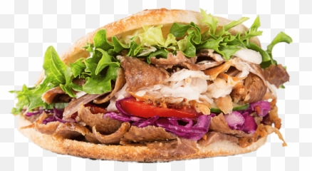 Kebab Sandwich Transparent Png - Pita Kebab,Bun Png