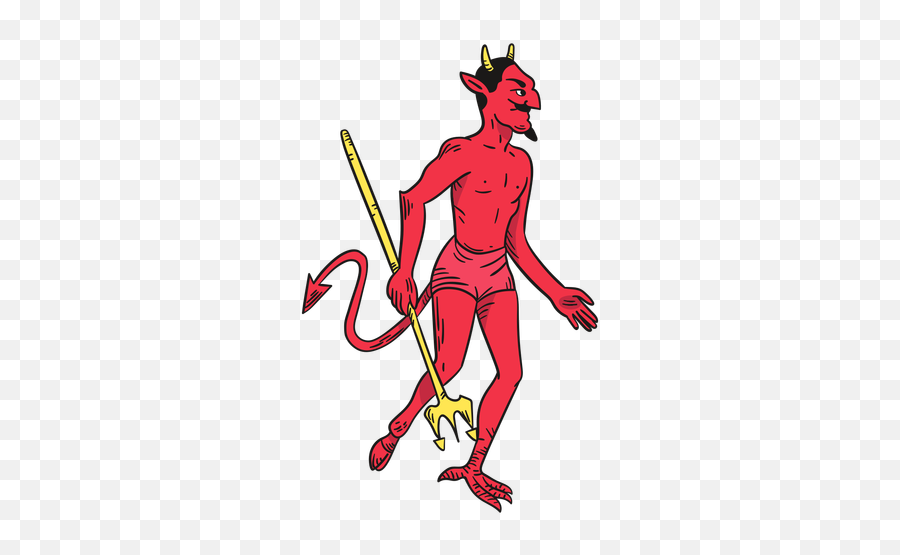 Character Red Devil - Transparent Png U0026 Svg Vector File El Diablo Loteria Card,Satan Transparent Background