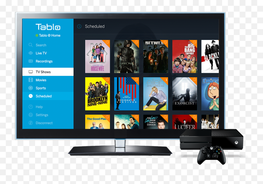 New - Tablo App For Xbox One Announcements Tablotv Xbox And Tv Png,Tv Screen Png