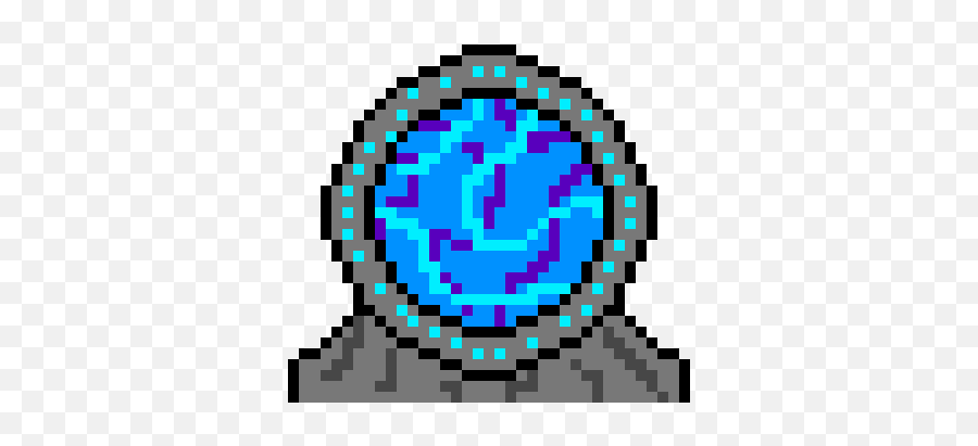 Portal Activates Making A Blinding Light Blue Glow In My Lab - Pixel Art Earth Png,Blue Glow Png
