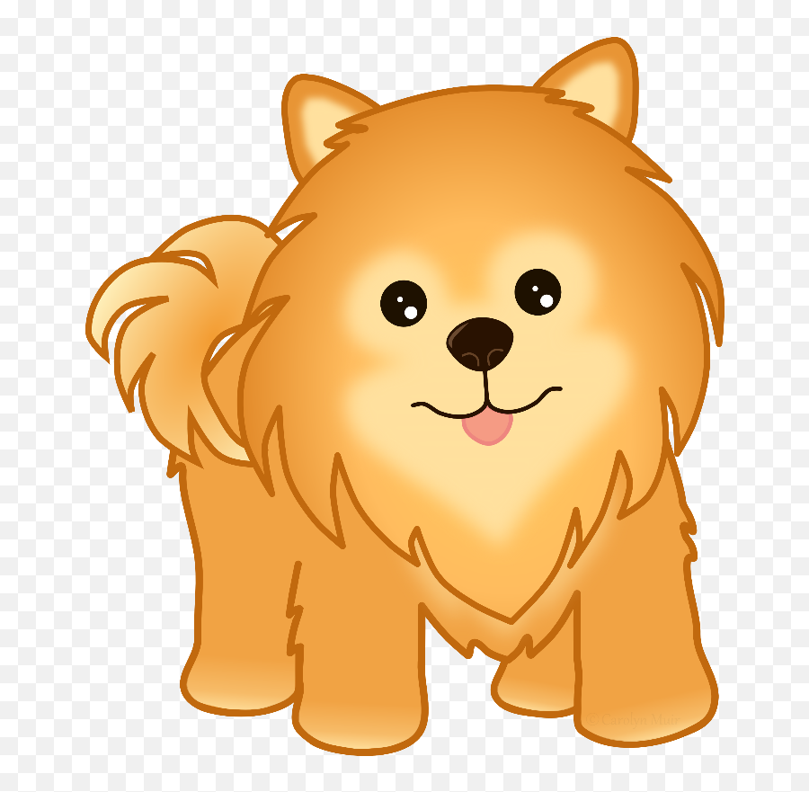 Dog Pomeranian Clipart Png - Pomeranian Puppy Clipart,Pomeranian Png