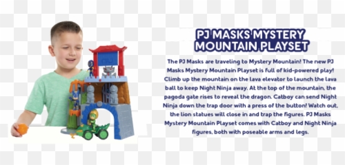 Pj Masks Mystery Mountain Playset - Pj png