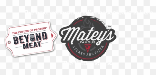 Mateys Famous Cheesesteaks Pizza - Language png