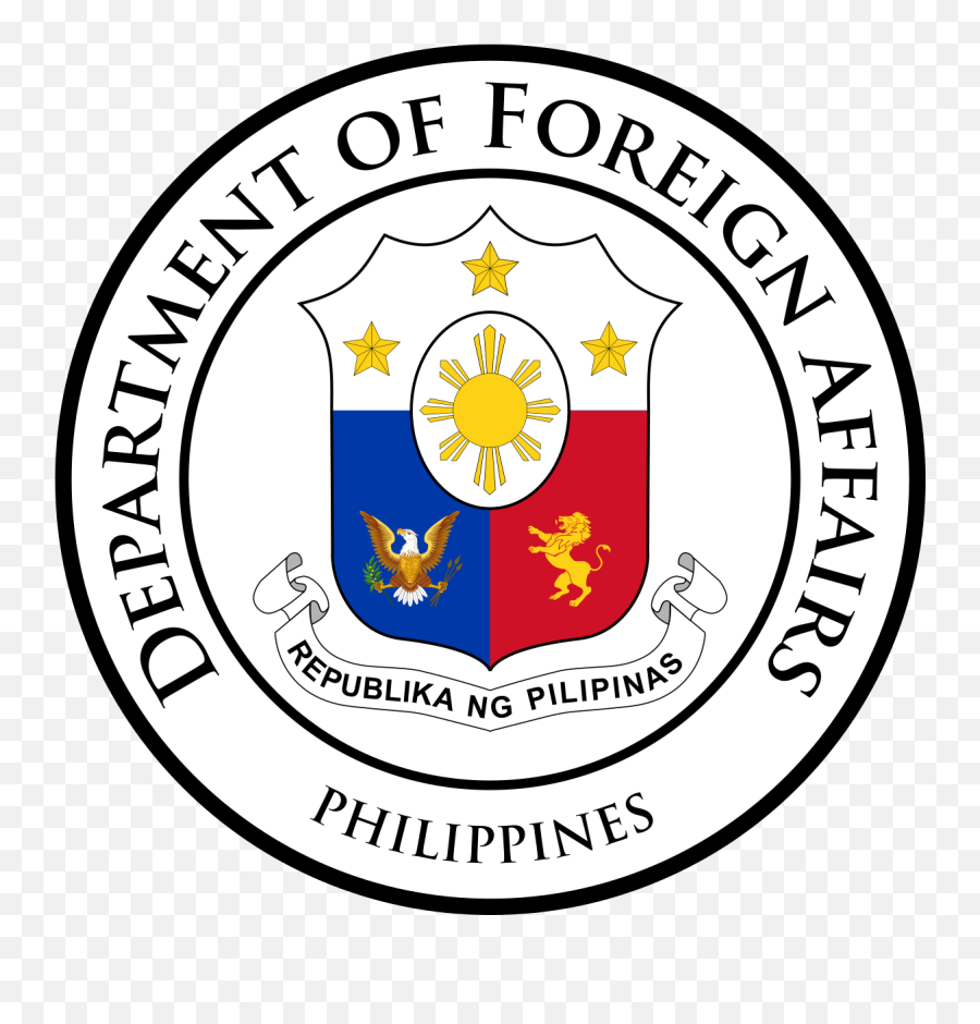Department Of Foreign Affairs Philippines - Wikipedia Department Of Foreign Affairs Logo Png,Filipino Flag Png