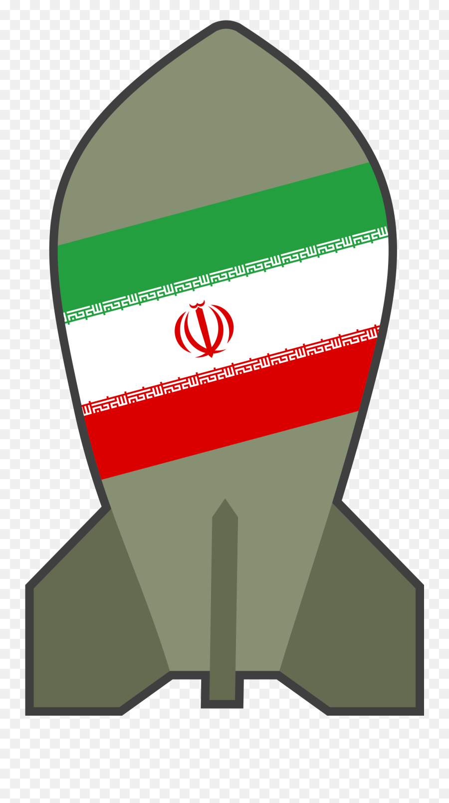 Download Iran Flag Icon Png - Bomb With American Flag,Iran Flag Png