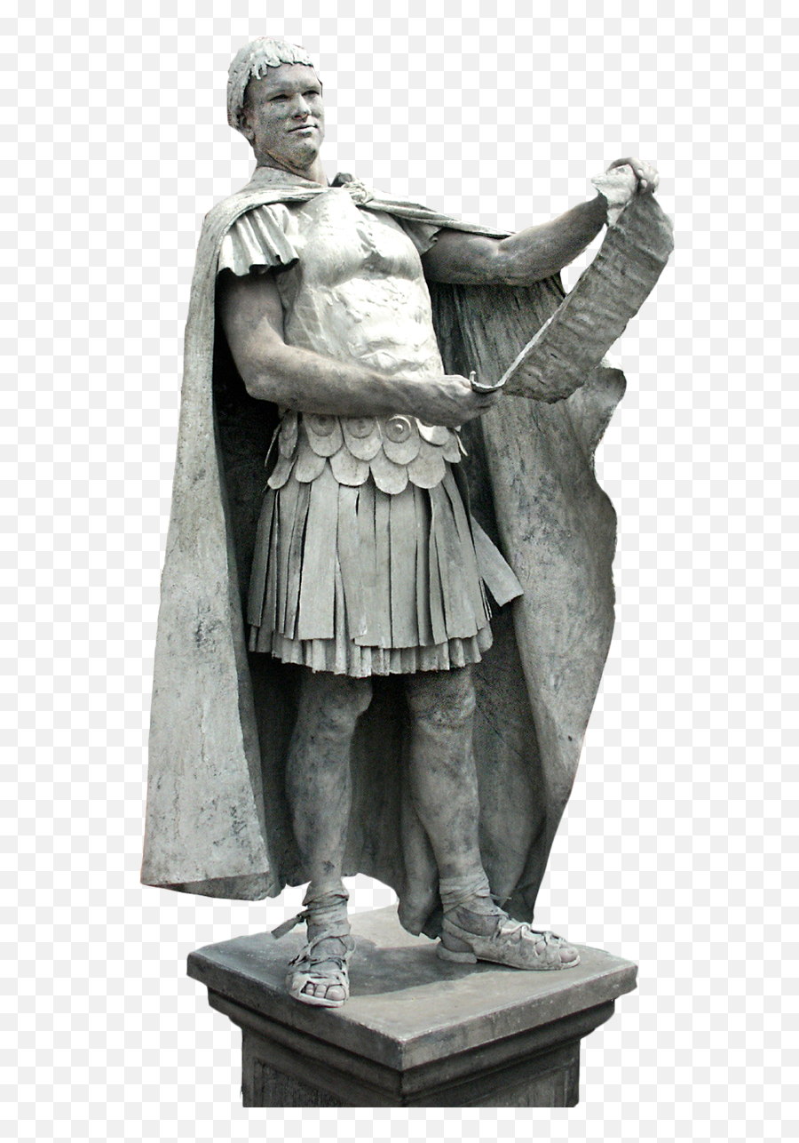 033 Roman Emperor - Standing Png,Roman Statue Png