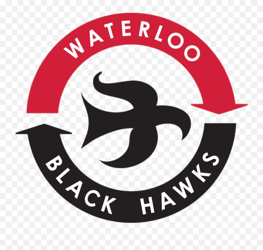 Waterloo Black Hawks Logo Transparent - Waterloo Junior Hawks Png,Hawks Logo Png