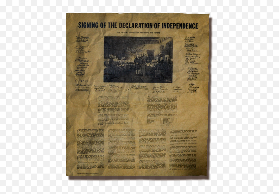 Declaration Of Independence X - Signing Of The Declaration Png,Declaration Of Independence Png