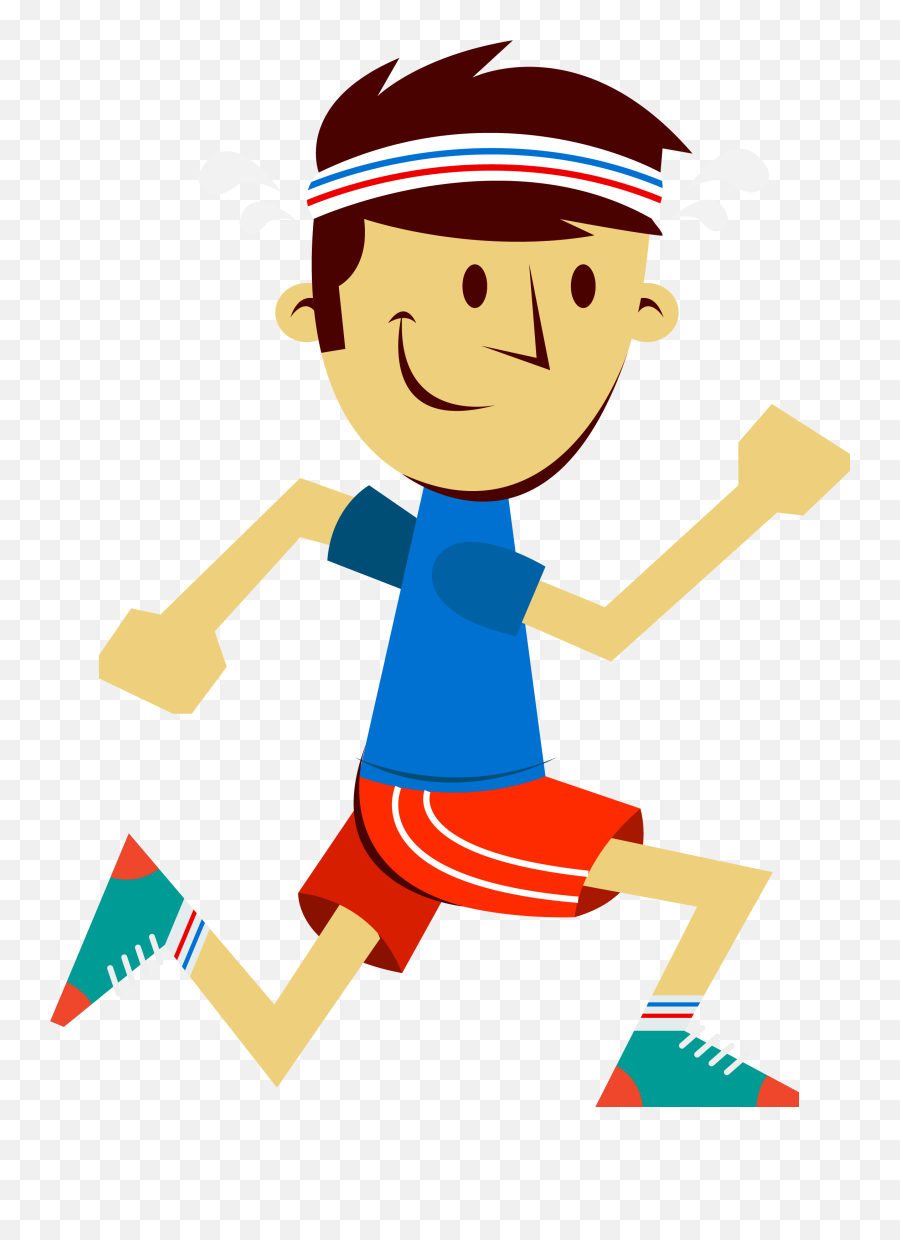 Little Boy In Transprent Png Clipart - Cartoon Man Running Png,Little ...