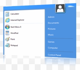 Add Start Button Windows 8 - Windows 7 Start Menu png