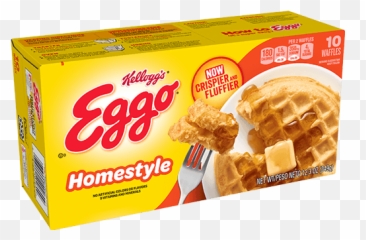 Eggo Waffle Sundaes - Eggo Blueberry Waffles Png,Waffles Png