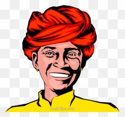 Man With Turban Royalty Free Vector - Transparent Indian Farmer Png,Turban Png
