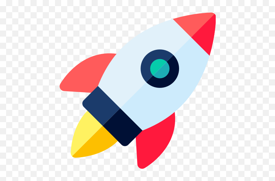 Rocket - Foguete Em Png,Rocket Flat Icon