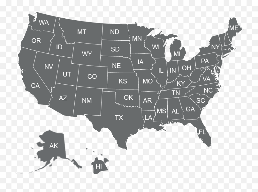 Veterinarian Colleges Us Map - House Of Representatives 103th Senate Png,Map Of Usa Icon