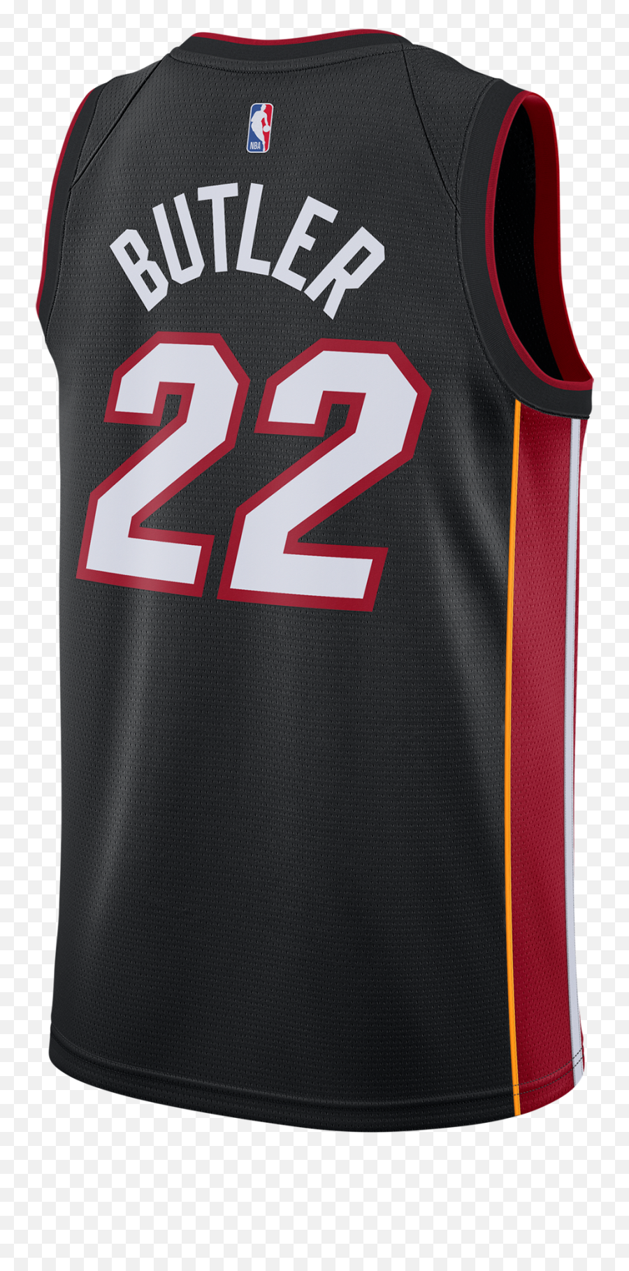 Jimmy Butler Miami Heat Nike Icon - Camiseta Nba Negra Rojo Png,Nba Icon Jersey
