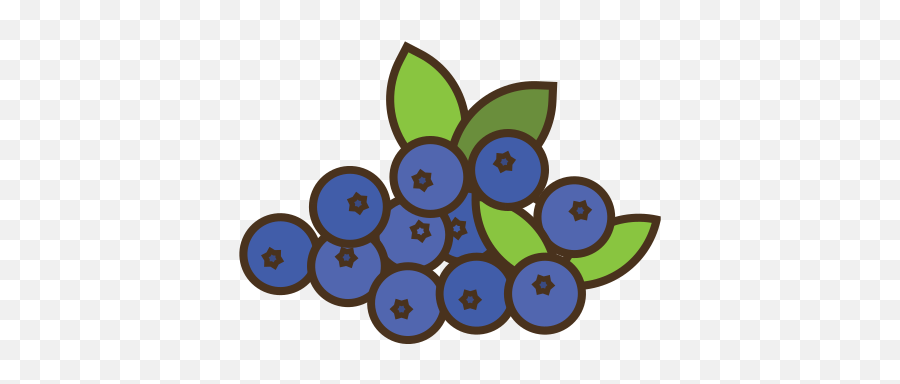 Blueberries Fruit Food Free Icon Of - Diamond Png,Blueberries Icon