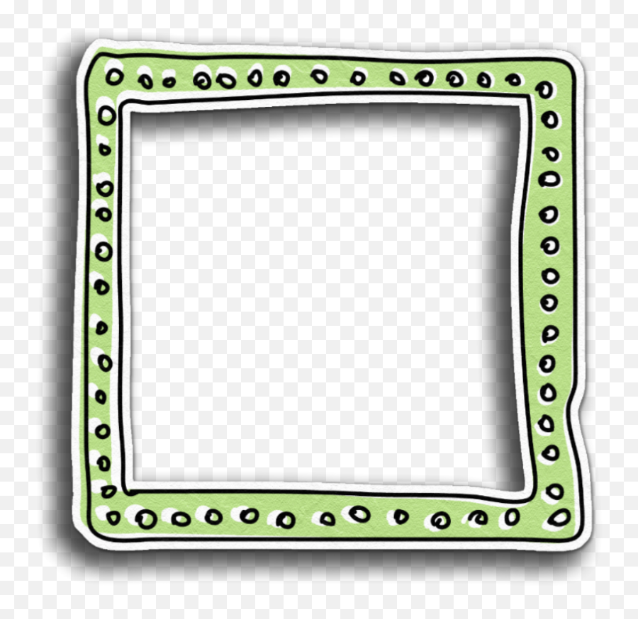Download Frame Frames Green White Border Borders - Picture Cute Border Png Transparent,White Border Png