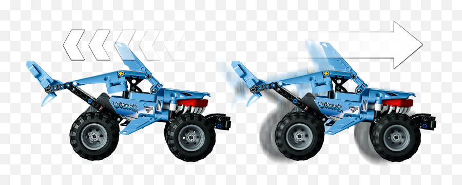 Monster Jam Megalodon 42134 - Lego Technic Sets Lego Monster Truck Lego Shark Png,Monster Truck Icon