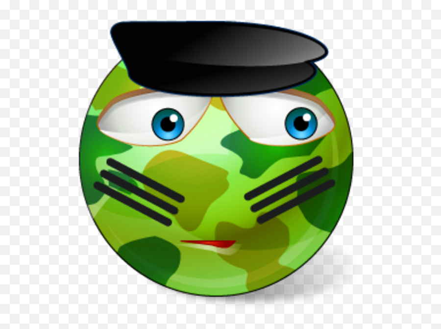 Icons Land Stuggling Army Smiley Free Images - Free Emoticons Png,Soldier Icon Png