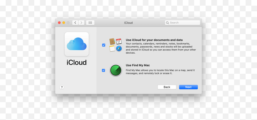 How To Enable And Use Find My Mac Locate A Lost Or Stolen - Technology Applications Png,Icloud Drive Icon
