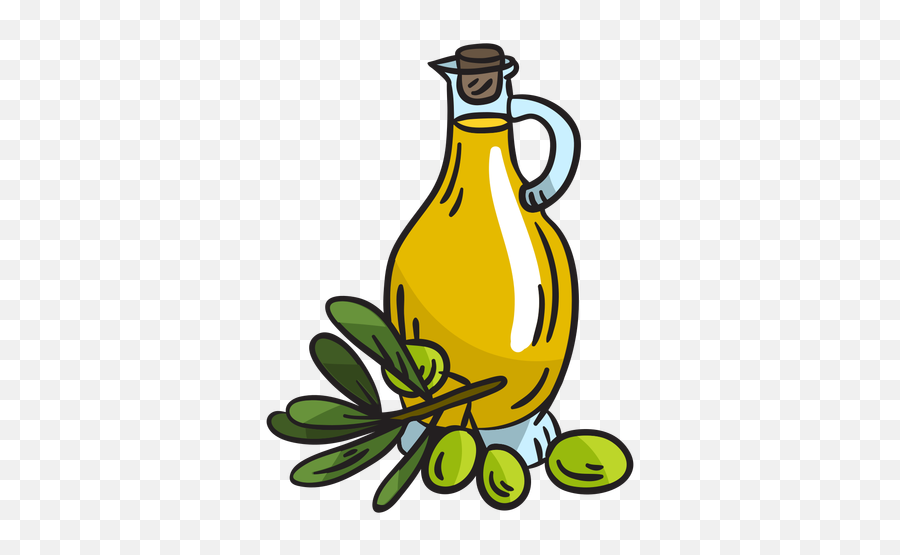Olive Oil Homemade Illustration - Transparent Png U0026 Svg Aceite De Oliva Dibujo,Oil Png