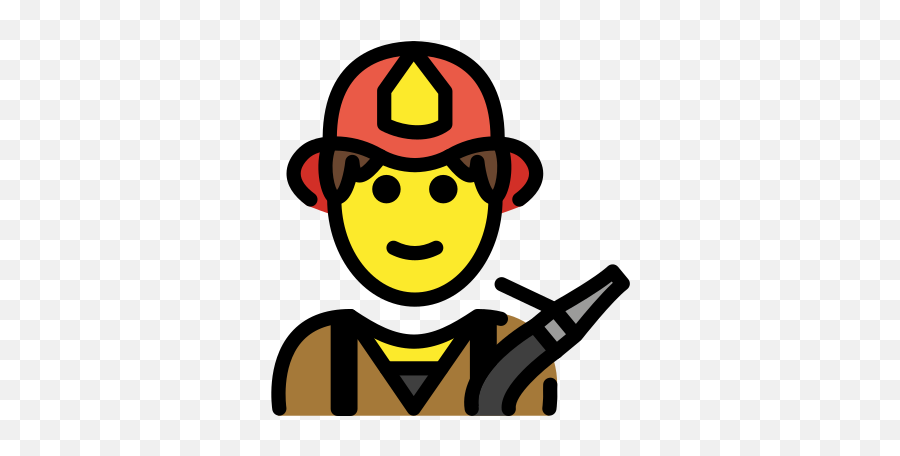 U200d Man Firefighter Emoji Png Fire Fighter Icon