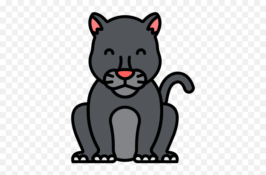 Black Panther - Free Animals Icons Flat Lion Icon Png,Animal Icon Free