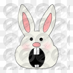 Surprised Bunny Picture For Classroom Therapy Use - Great Chrysler Museum png