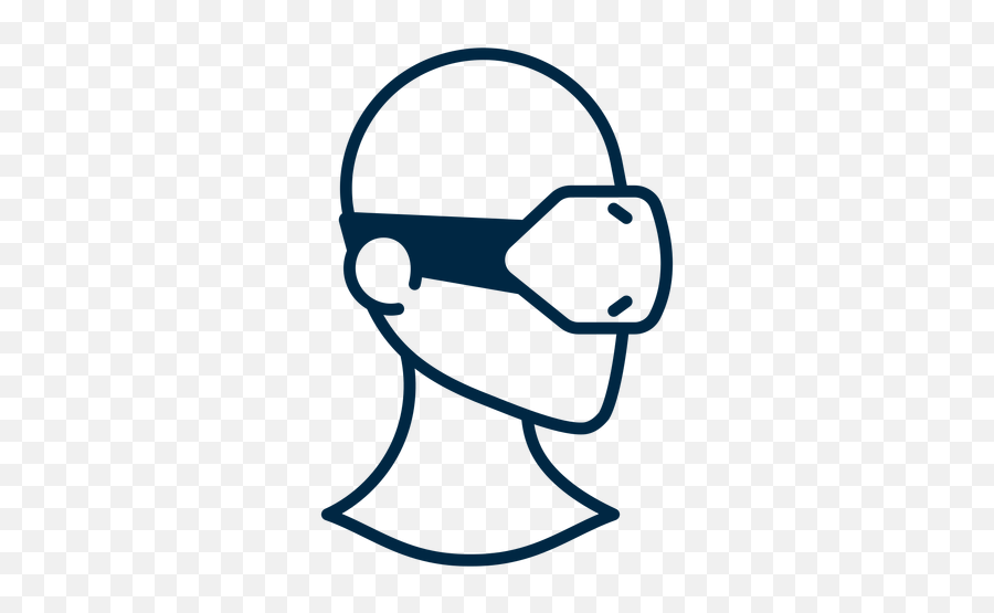 Virtual Reality Headset Stroke Transparent Png U0026 Svg Vector - Realidad Virtual Png,Vr Goggles Icon