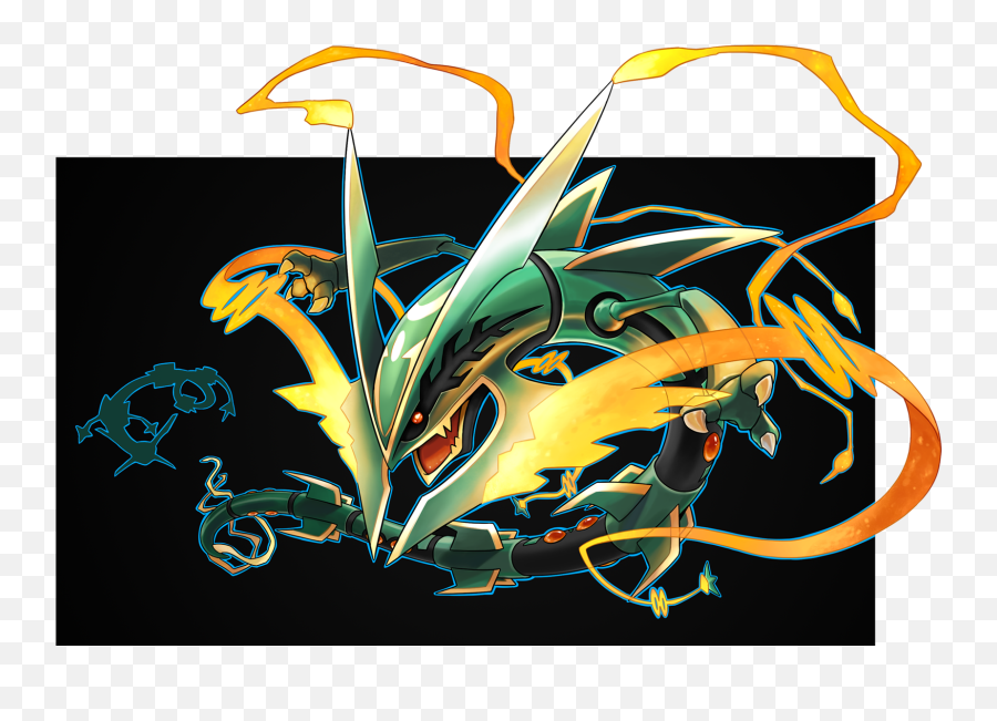 Mega Rayquaza Randomness Pokemon - Mega Rayquaza Png,Rayquaza Png