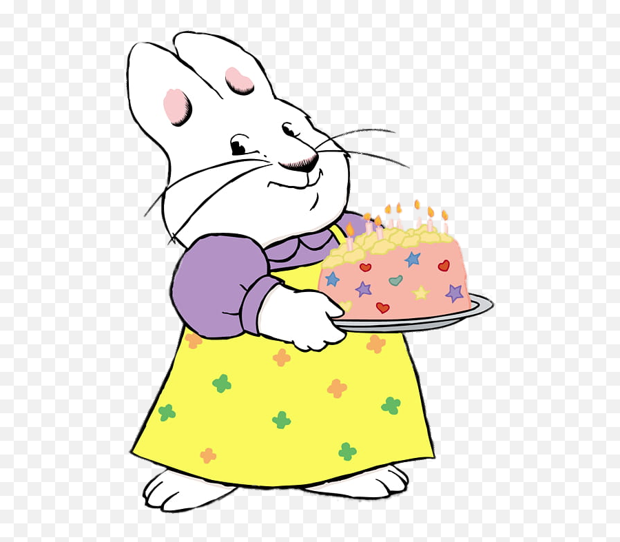Ruby Bunny Holding Birthday Cake Png Image Transparent