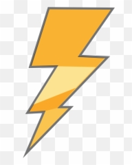 Download Cartoon Point Triangle Drawing - Cartoon Lightning Transparent Background Png,Yellow Lightning Png
