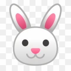 Rabbit Face Icon Noto Emoji Animals Nature Iconset Google - Carita De Conejo Png,Bad Bunny Png