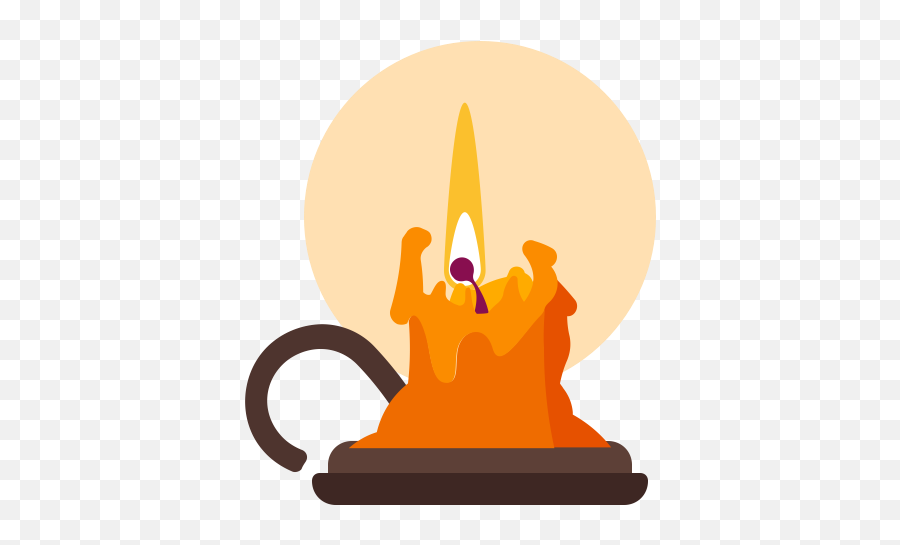 Candle Flame Halloween Holidays Icon - Png,Candle Flame Png
