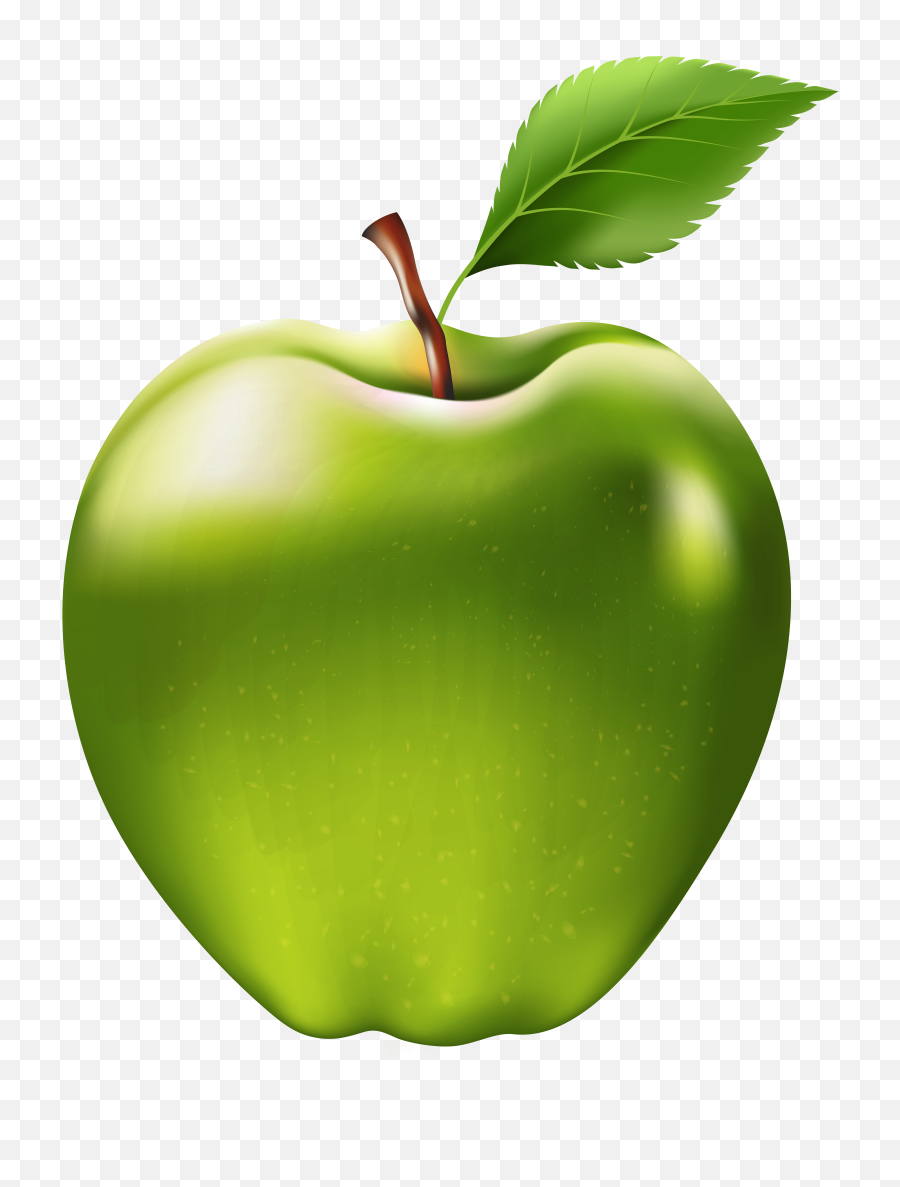 Green Apple Transparent Png Clip Art Image - Apple Transparent Background Apple Png,Bitten Apple Png