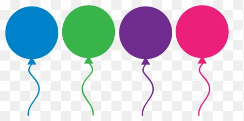 4570book Hd Ultra Balloons Decorations Clipart Png Pack - In Line