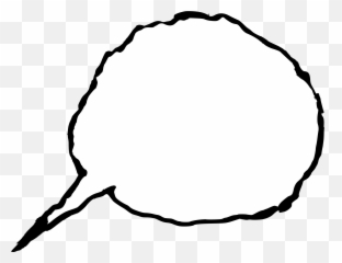 9 Hand Drawn Speech Bubble - Circle png