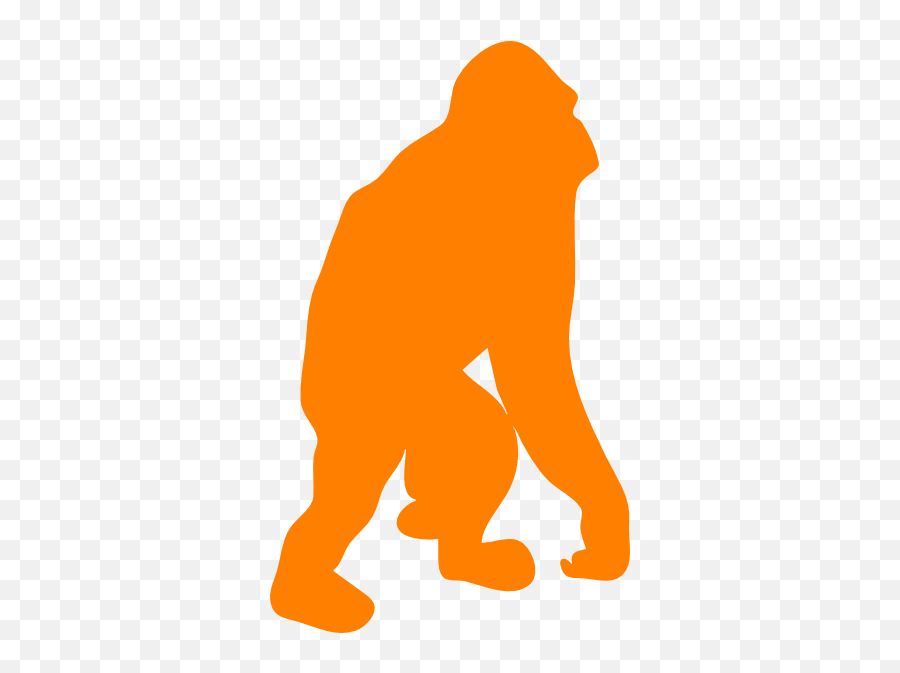Orangutan Cliparts 19 - 360 X 592 Webcomicmsnet Orangutan Silhouette Png,Orangutan Png
