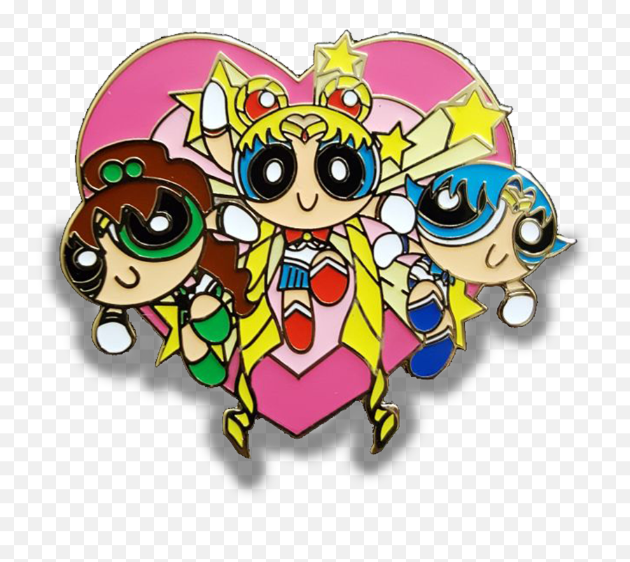 My Friend Designed A Powerpuff Girlssailor Moon Mashup For - Powerpuff Girls Sailor Moon Png,Powerpuff Girls Png