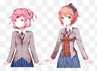 Ddlc - Sayori Head Sprites Transparent Full Size Png Ddlc Sayori Sprite ...