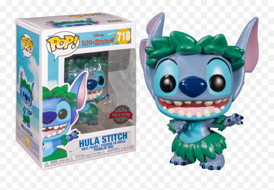 Lilo And Stitch - Stitch In Hula Skirt Pop Vinyl Figure Stitch Pop Vinyl Png,Lilo Png